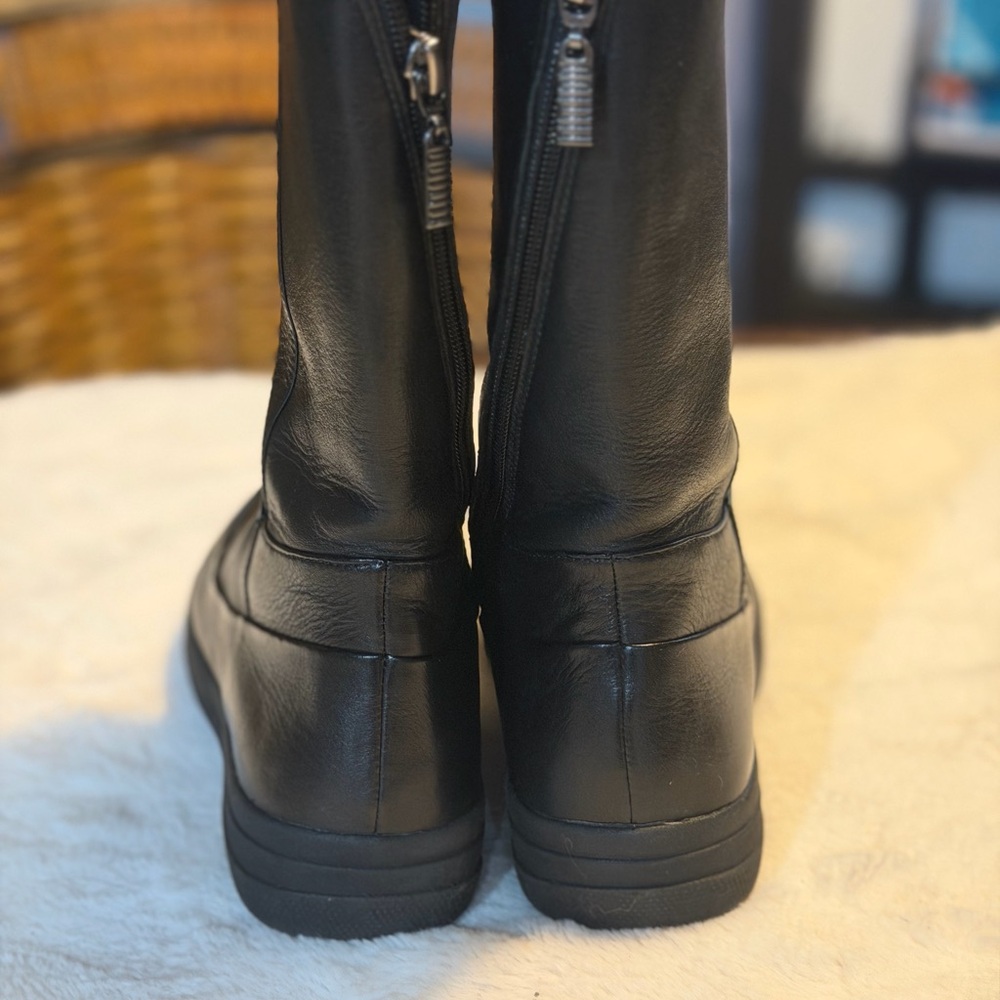 Fitflop Black Ankle Boots - Picture 8 of 10
